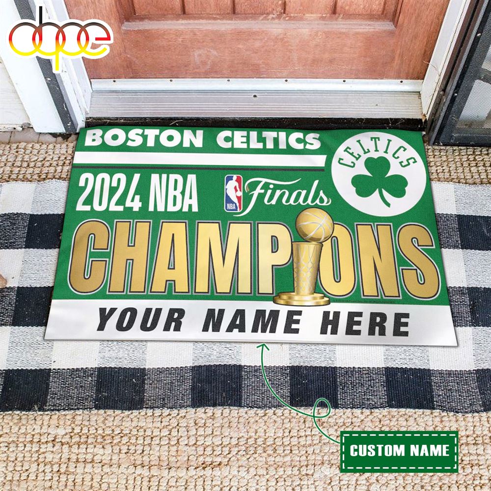 Boston Celtics 23 24 NBA Champions Doormat