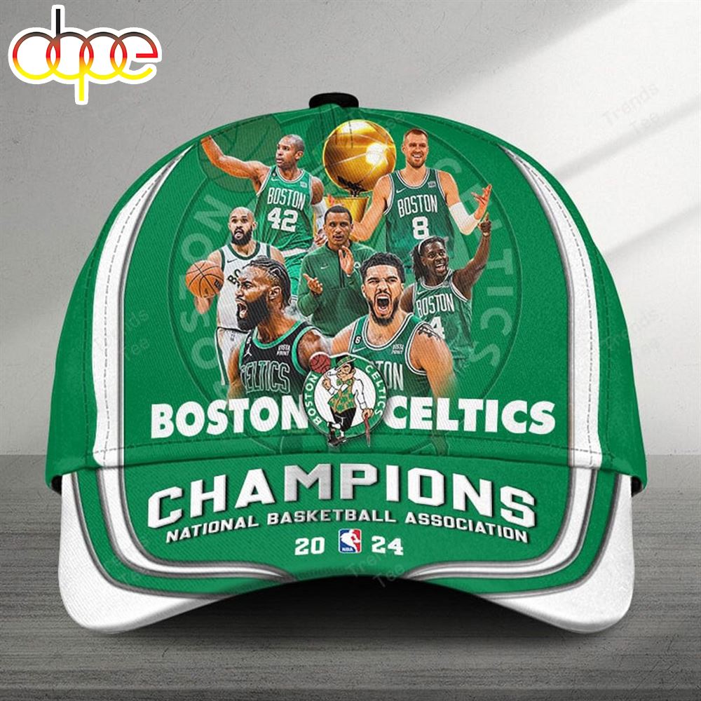 Boston Celtics Champions National Basketball Association 2024 Cap