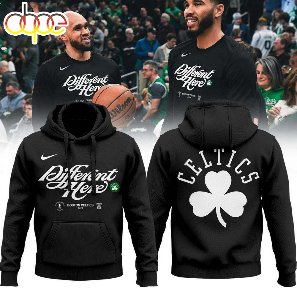 Boston Celtics Different Here Hoodie Shirt