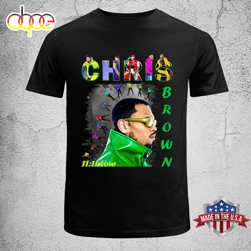 Chris Brown 1111 Bootleg Tour 2024 Music Unisex T Shirt