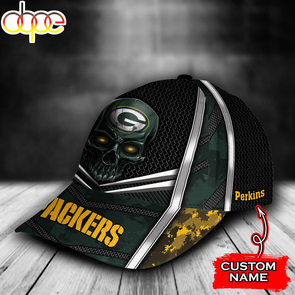 Custom Name NFL Green Bay Packers Classic Cap 2