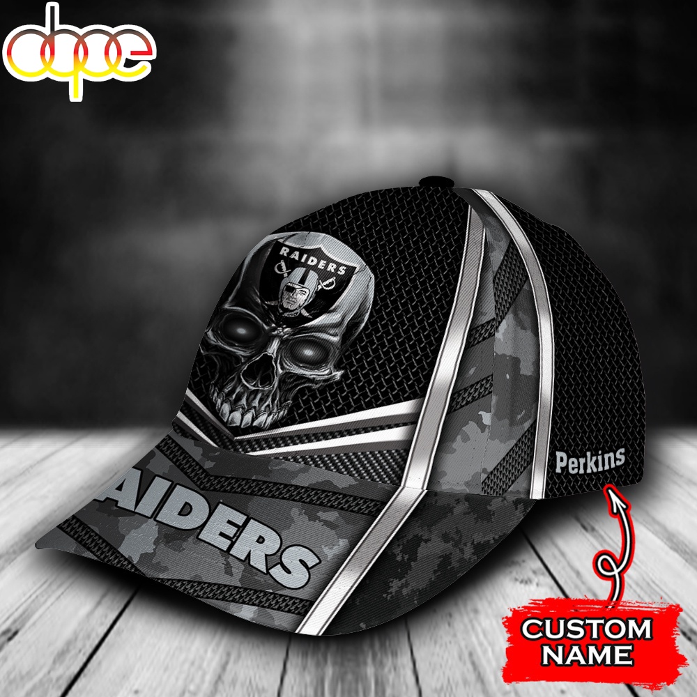 Custom Name NFL Las Vegas Raiders Classic Cap 2