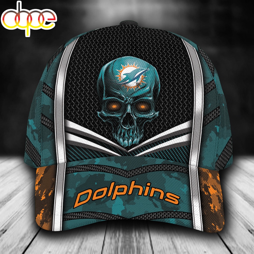 Custom Name NFL Miami Dolphins Classic Cap 1