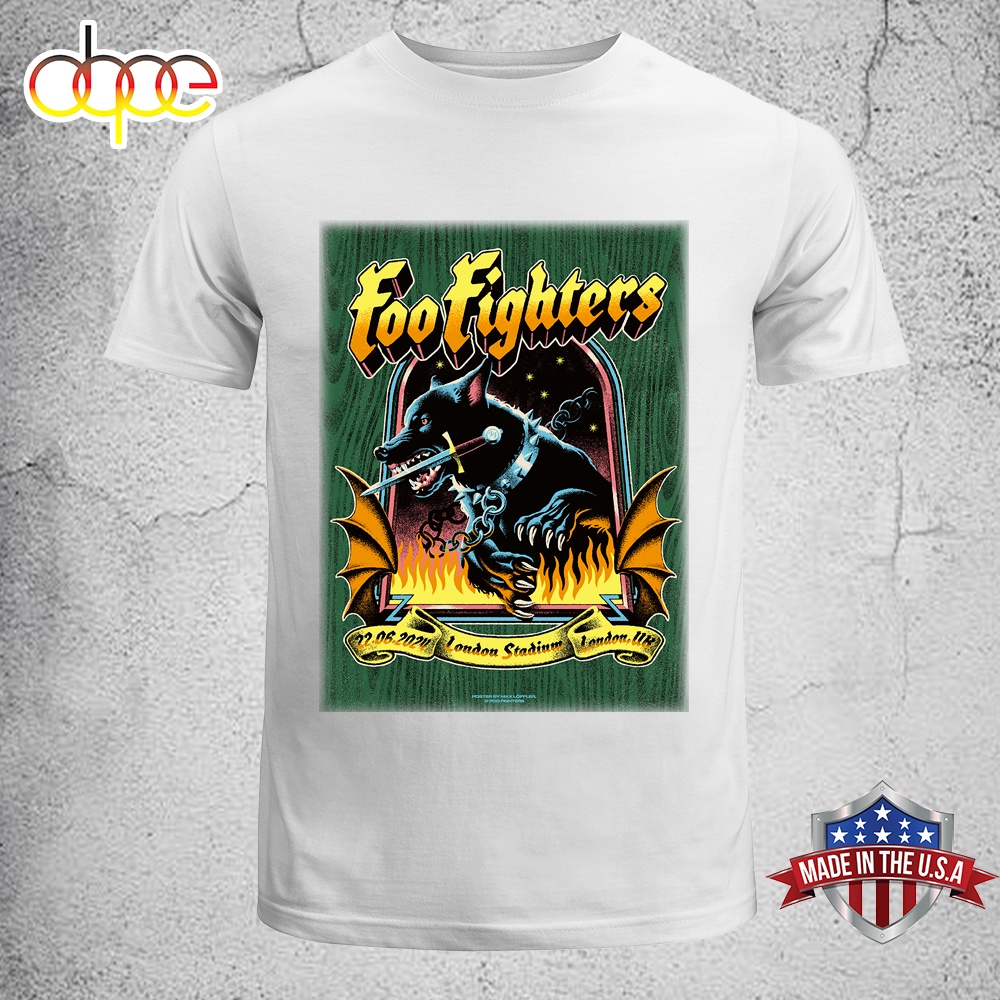 Foo Fighters 226 London UK MusicTour 2024 Unisex T Shirt