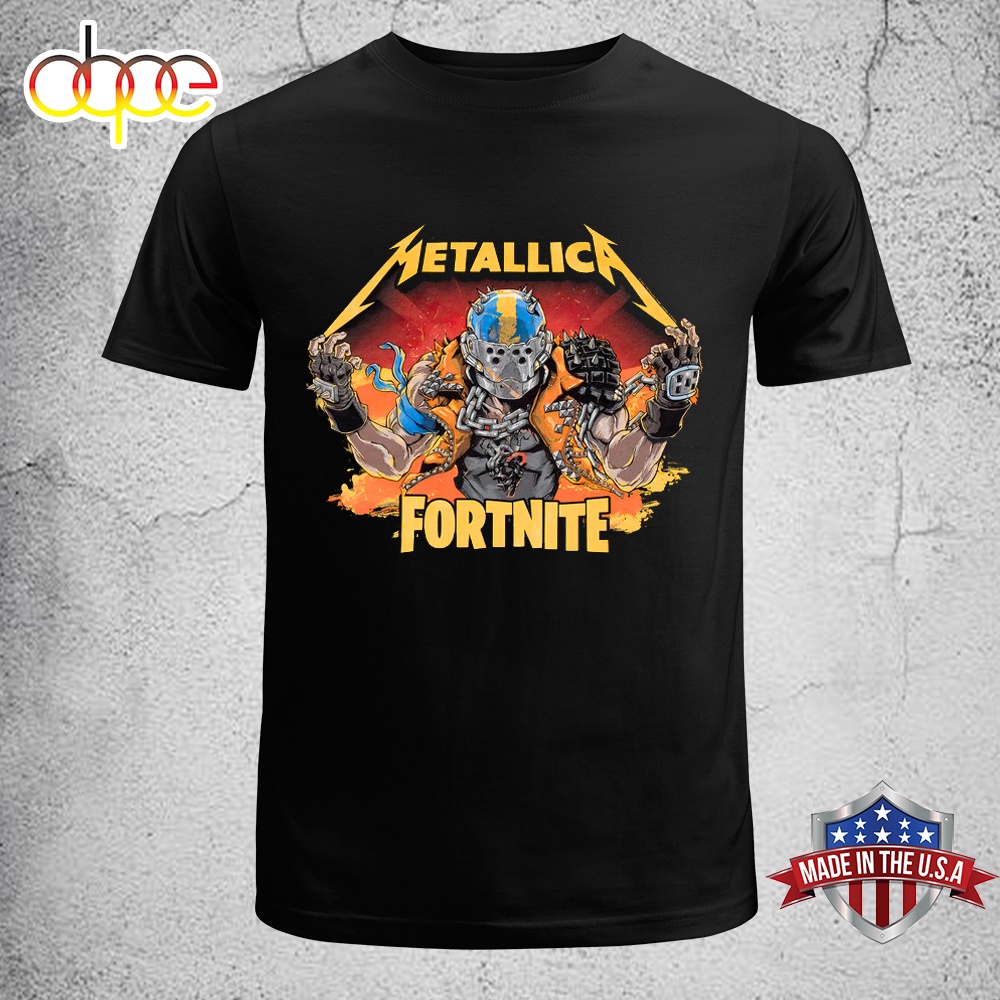 Fortnite X Metallica Fury Unisex T Shirt