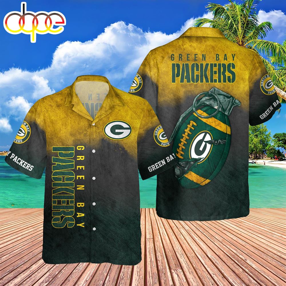 Green Bay Packers NFL Gernade Hawaiian Shirt