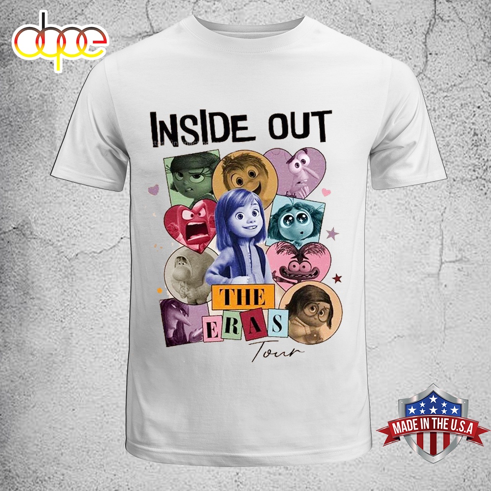 Inside Out 2 Eras Tour Disneyland Movie 2024 Unisex T Shirt