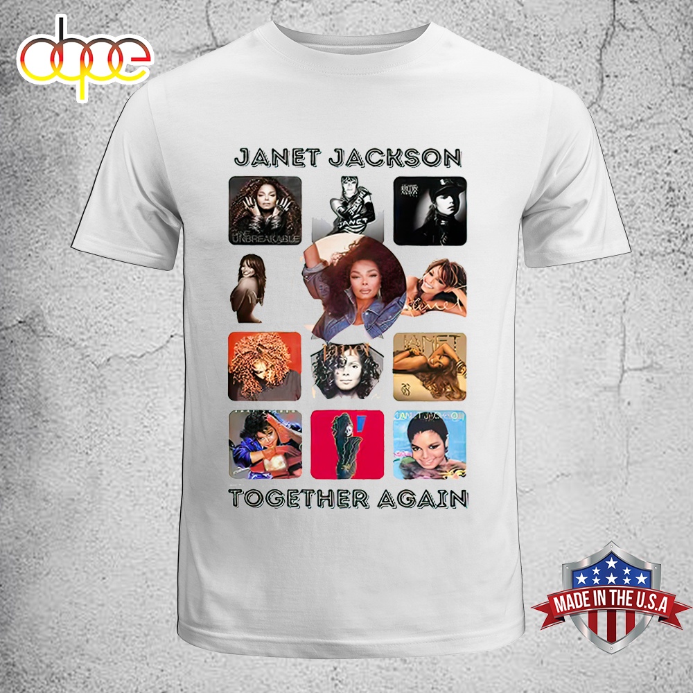 Janet Jackson Together Again 2024 Tour Shirt Janet Jackson Summer 2024 Tour T Shirt