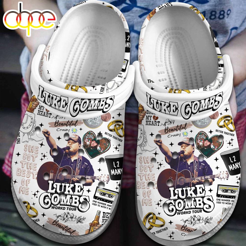 Luke Combs Singer Music Clogs Shoes Comfortable For Men Women And Kids