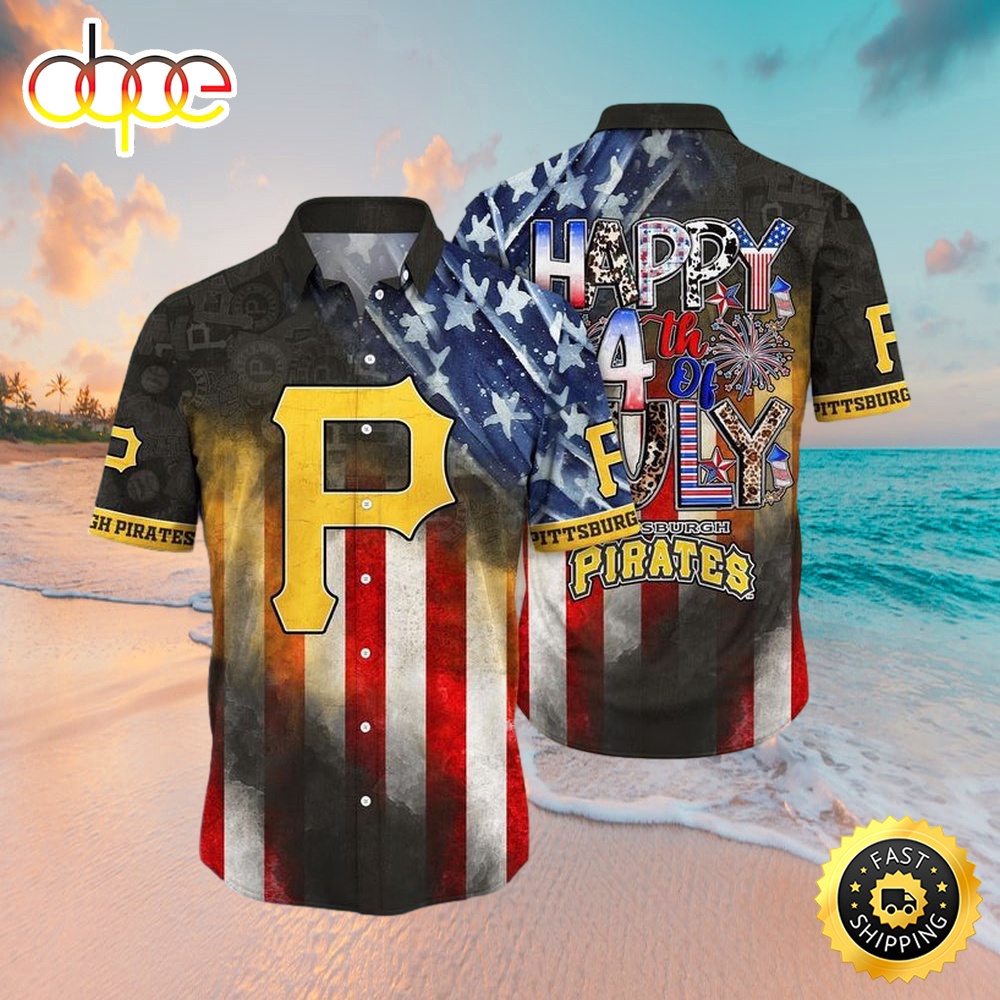 MLB Pittsburgh Pirates Independence Day 4th Of July Hawaii Shirt –  Musicdope80s.com