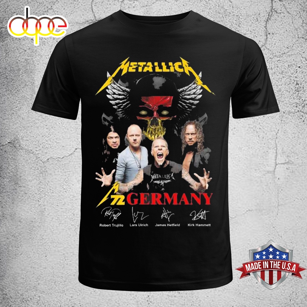Metallica 72 Germany Signatures 2024 Unisex T Shirt