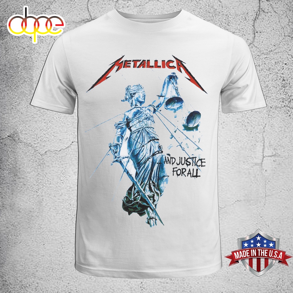 Metallica Justice For All Music Unisex T Shirt
