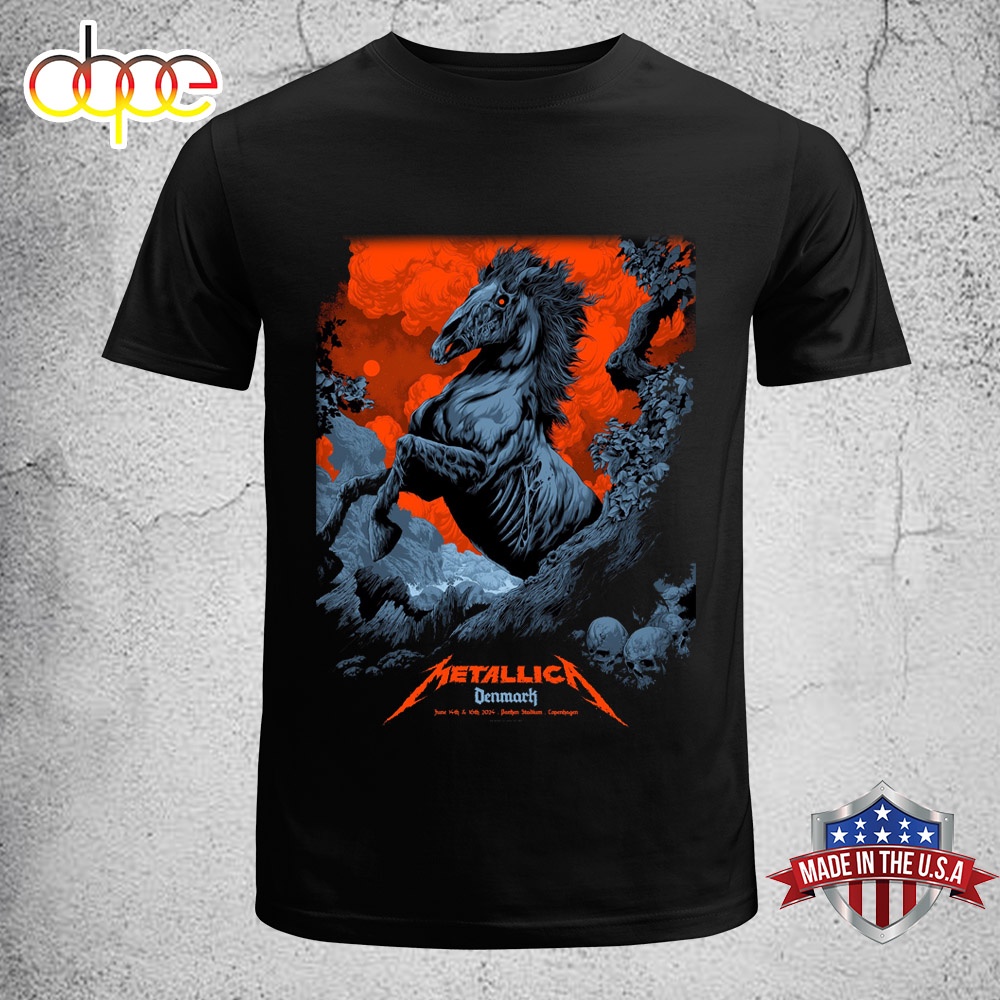 Metallica M72 Copenhagen Denmark Music 2024 Unisex T Shirt