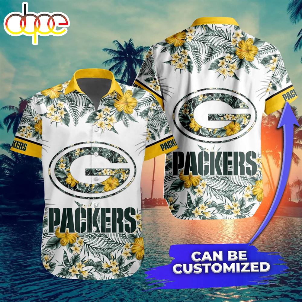 NFL Green Bay Packers Special Hawaiian Design Button Shirt Personalized Name New Summer NFL Teams Hawaiian Shirt Tshirt