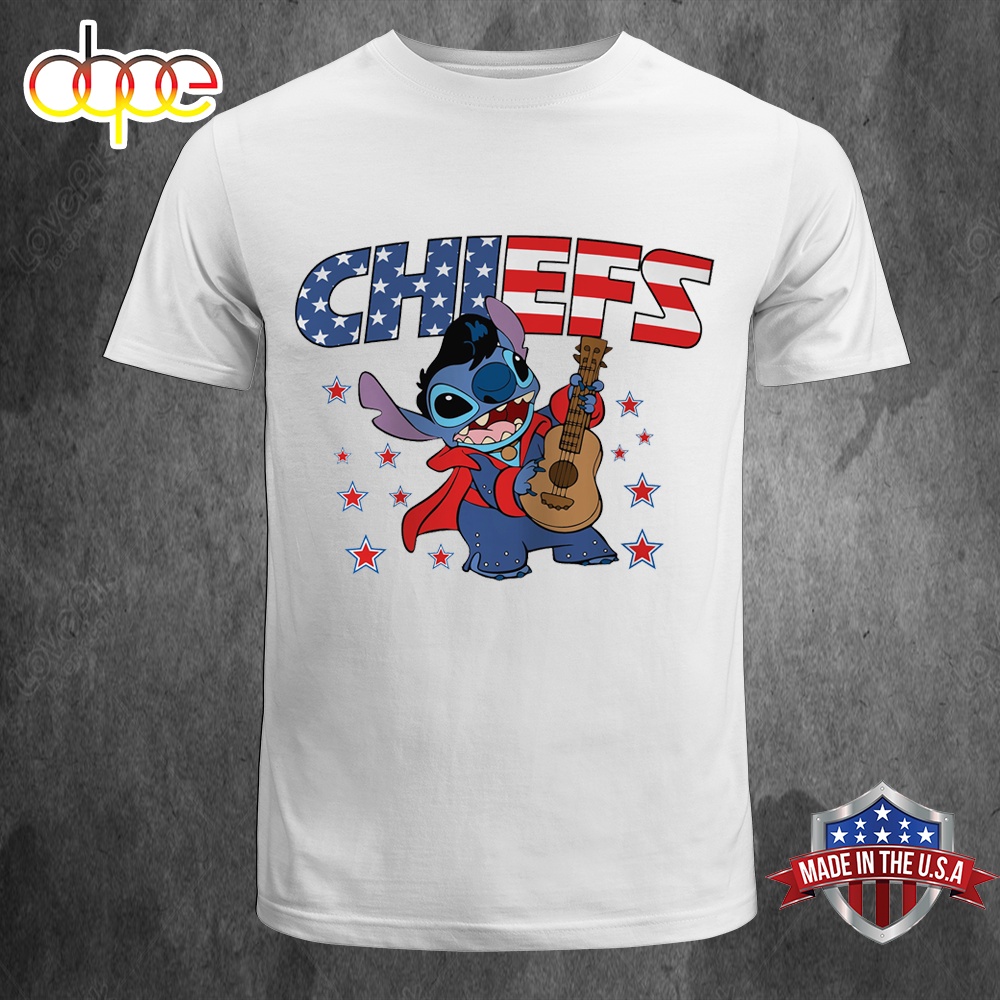 NFL Kansas City Chiefs Independence Day Proud Of 4 July Stitch Unisex T Shirt