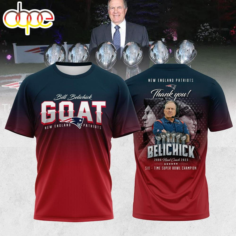 New England Thank You Coach Bill Belichick Shirt