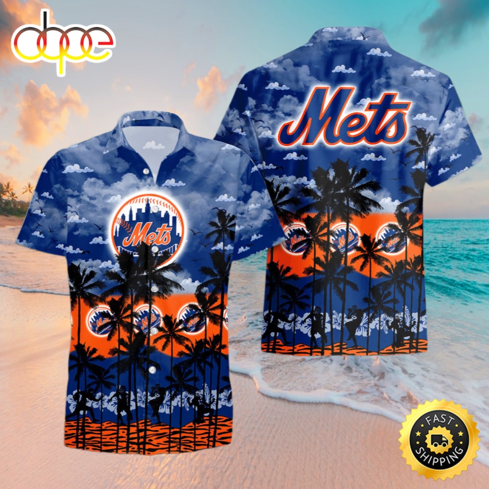 New York Mets Tree Hawaiian Shirt