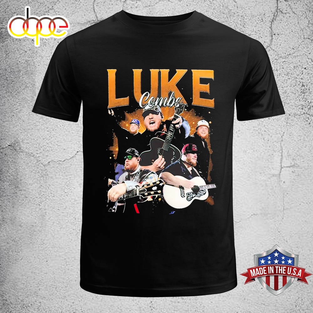 Official Country Music Tour 2024 Luke Combs Music Player Unisex T Shirt
