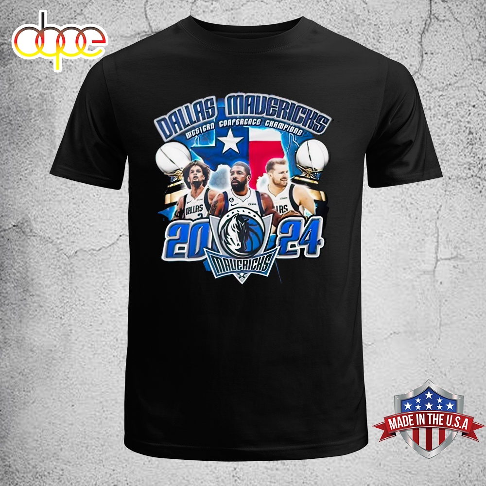 Official Dallas Mavericks Players Western Conference Champions 2024 Unisex T Shirt