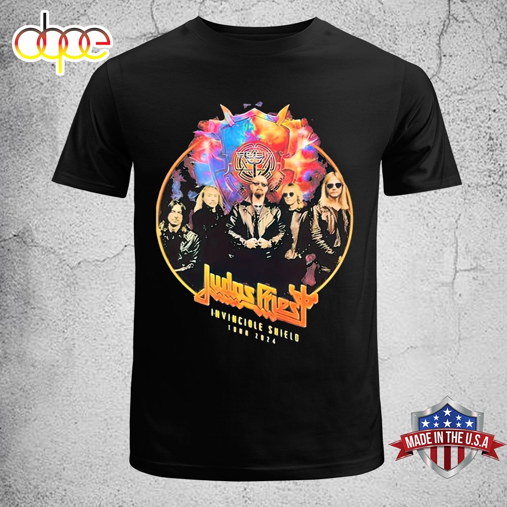 Official Invincible Shield Tour 2024 Judas Priest Music Band Unisex T ...