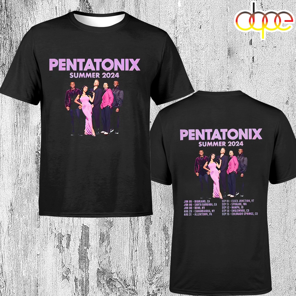 Pentatonix Summer Tour 2024 Music Unisex T Shirt