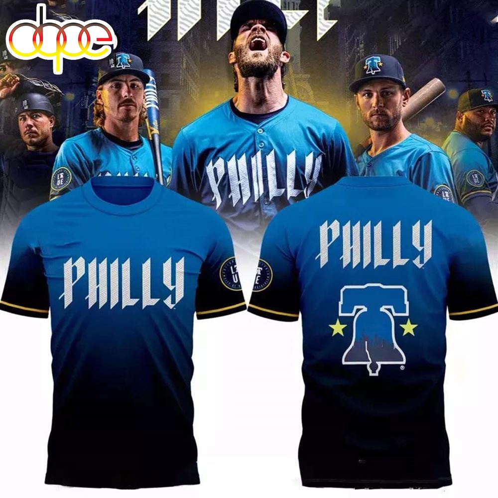 Philadelphia Phillies 2024 Philly City Connect Shirt 3D AOP T Shirt
