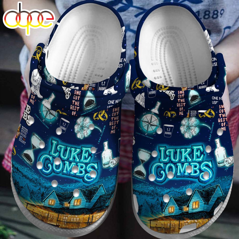 Premium Luke Combs Music Clogs Shoes Comfortable For Men Women And Kids