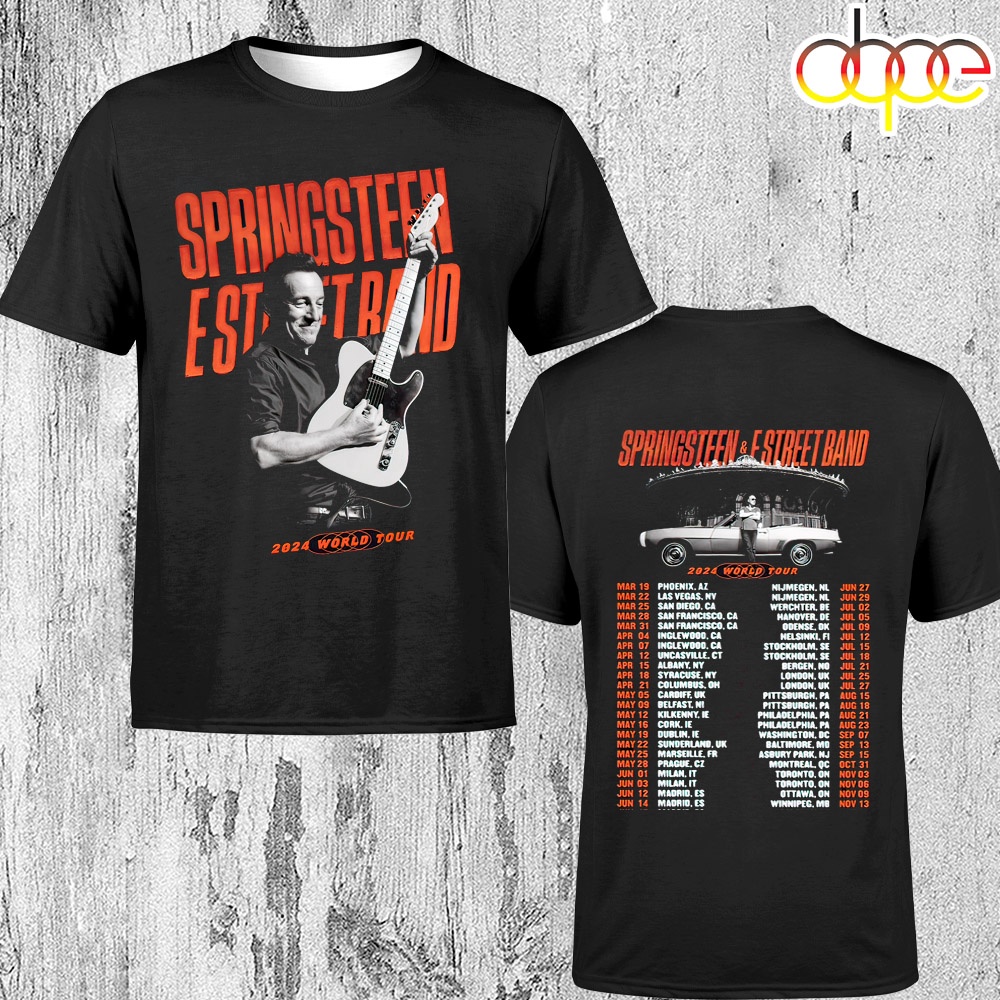 Springsteen E Street Band 2024 World Tour Unisex T Shirt