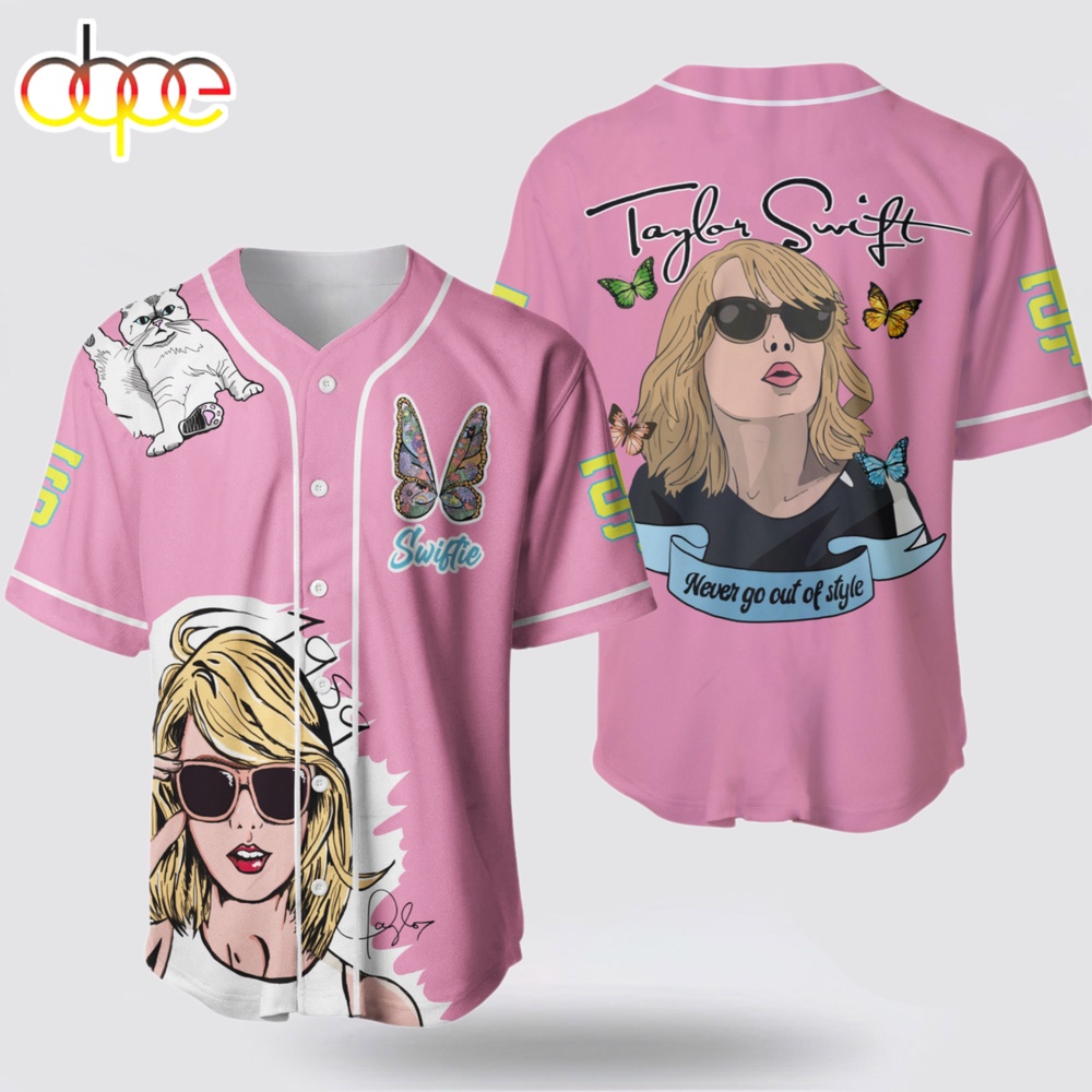 Taylor Swift 3D Baseball Jersey Shirt