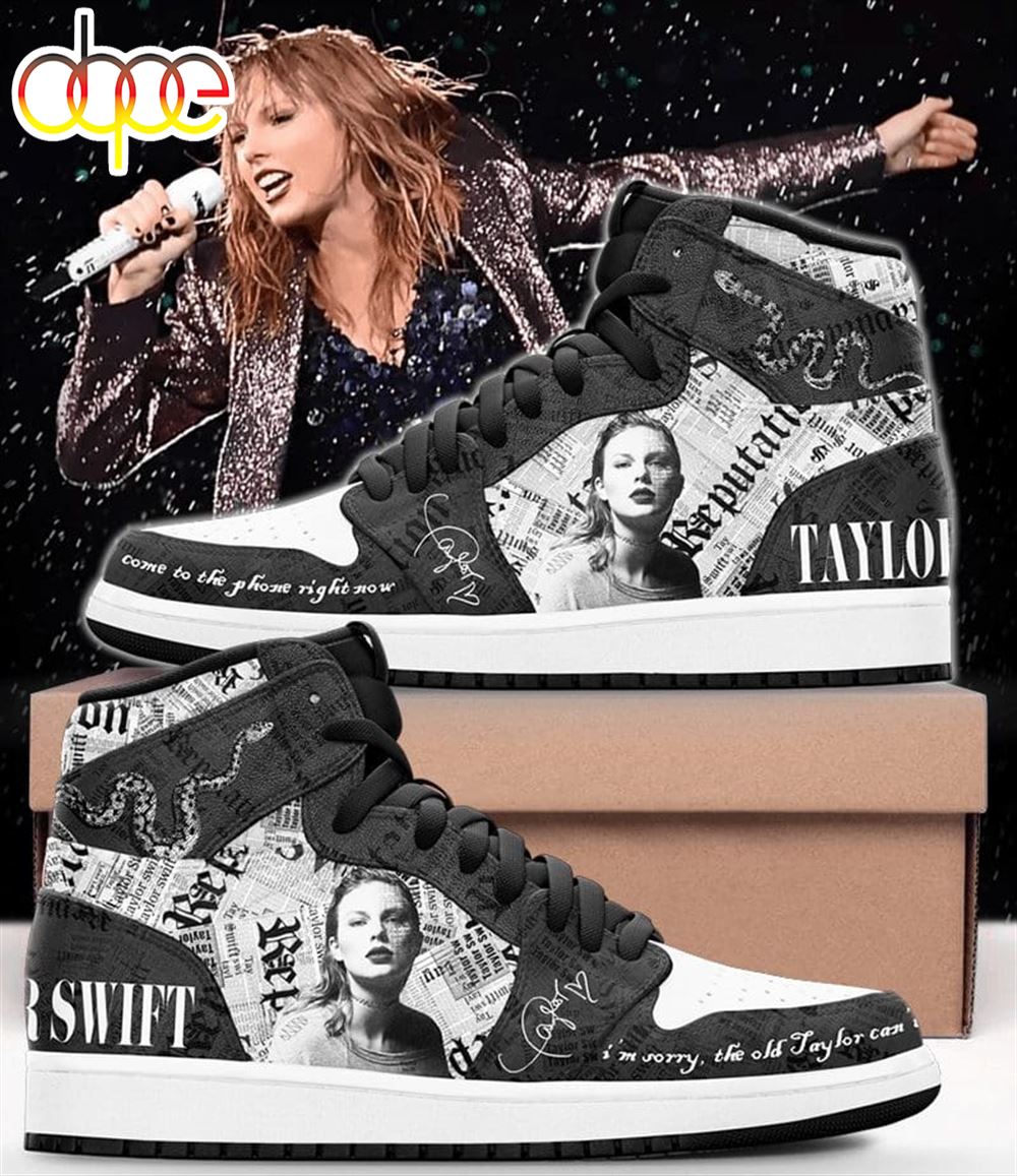 Taylor Swift Music Air Jordan 1 High Top Shoes Ver