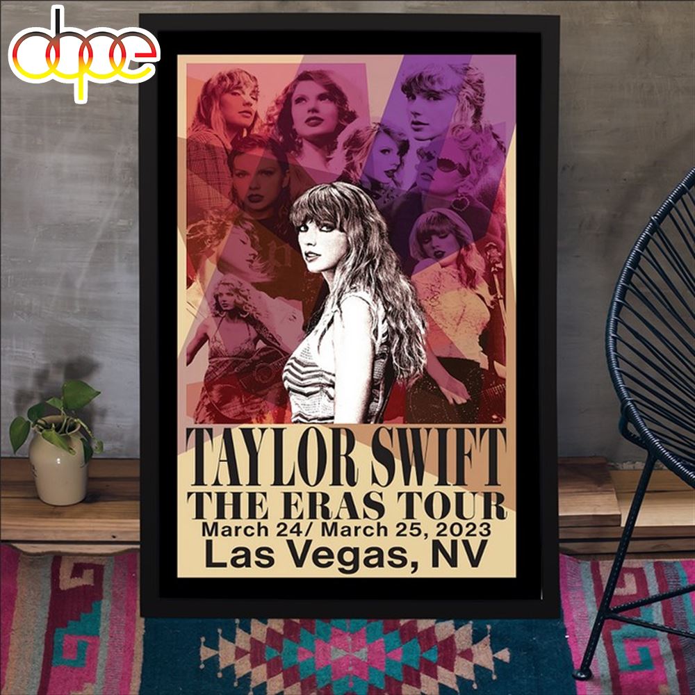 Taylor Swift Tour Las Vegas NV March 24 25 2023 Canvas