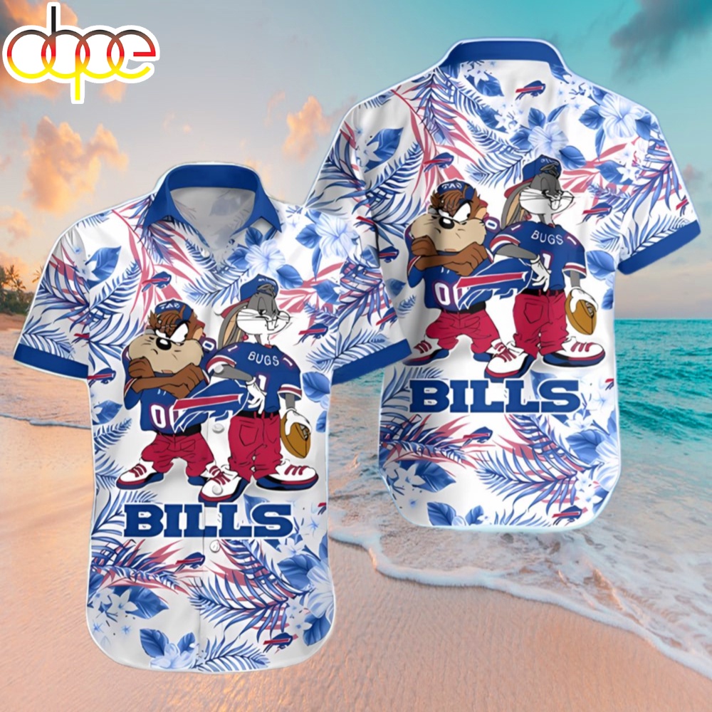 Taz And Bugs Buffalo Bills Hawaiian Shirt