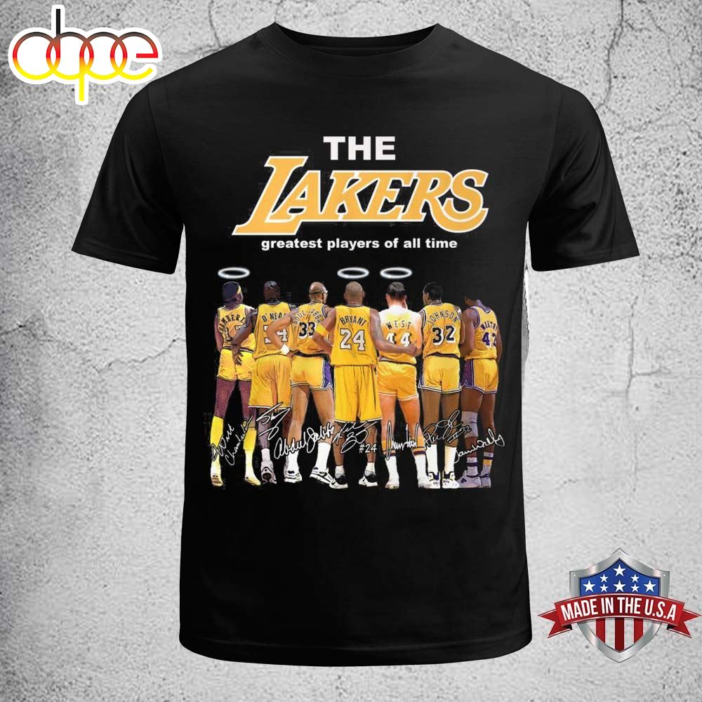 The Lakers Greatest Players Of All Time T Shirt Unisex