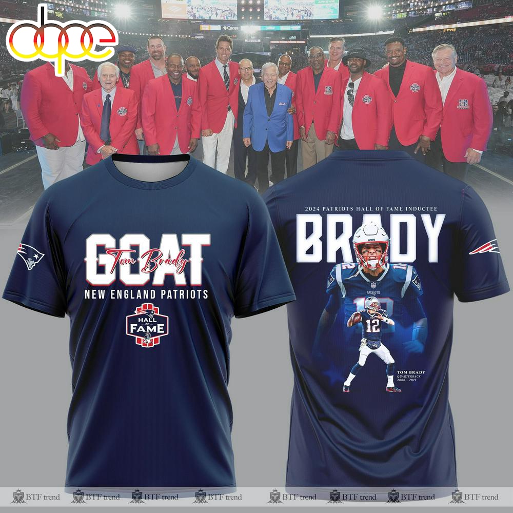 Tom Barady Goat New England Patriots 3D Shirt
