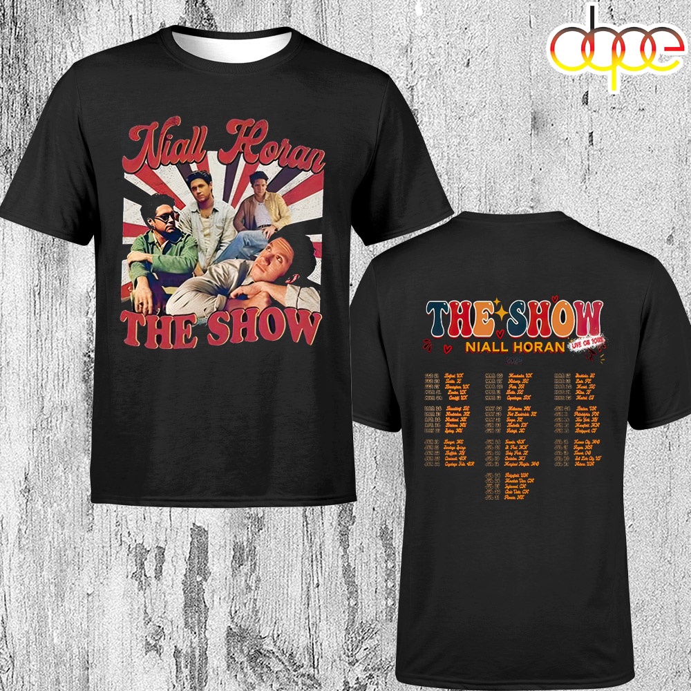 Tour Niall Horan 2024 The Show Live On Concert Unisex T Shirt