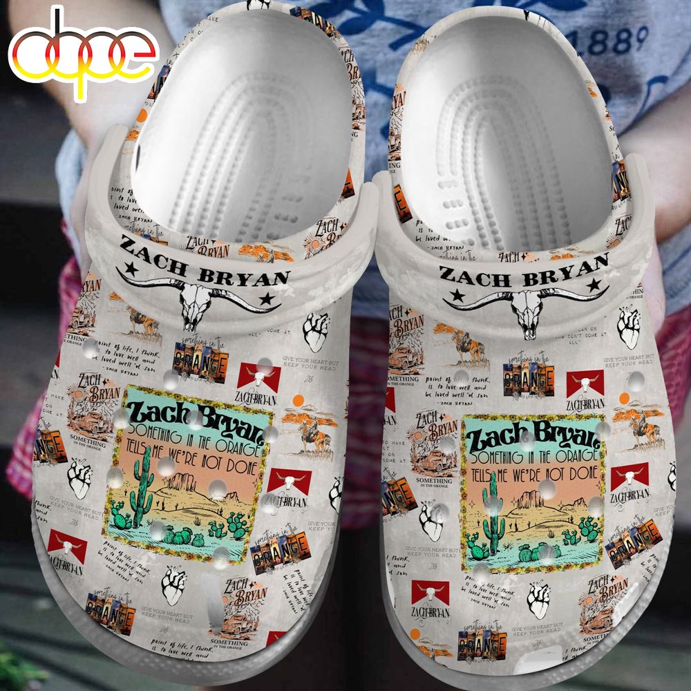 Zach Bryan Music Clogs Shoes Comfortable For Men Women And Kids