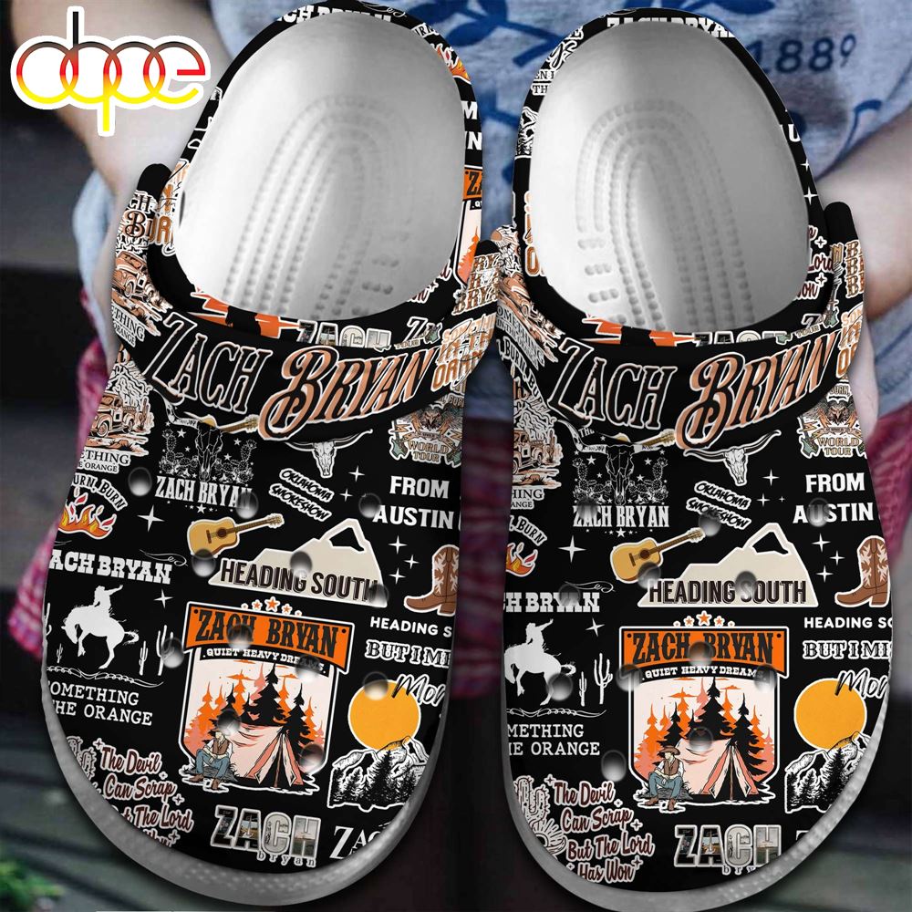 Zach Bryan Singer Music Clogs Shoes Comfortable For Men Women And Kids