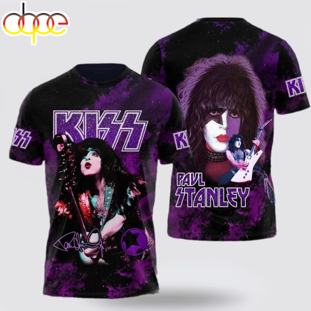 Kiss Band Rock Music All Over Print T Shirt