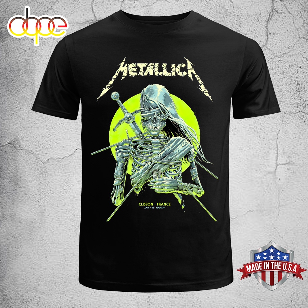 Metallica The M72 World Tour Clisson France Unisex T Shirt