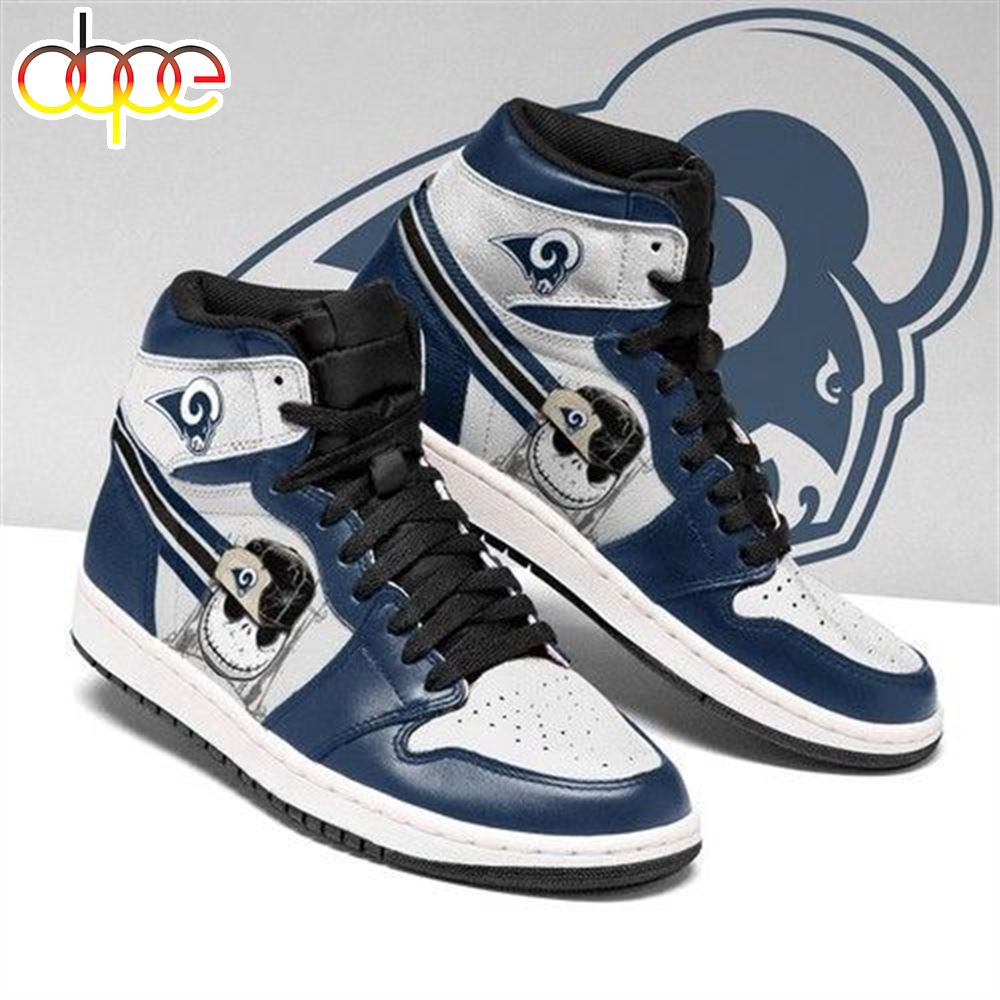 NFL Los Angeles Rams Jack Skellington Edition Air Jordan 1 High ...