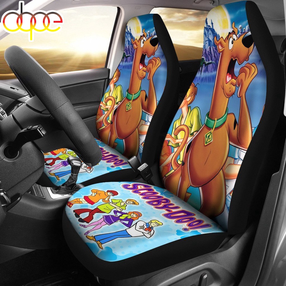 Scooby Doo Cartoon Car Seat Cover