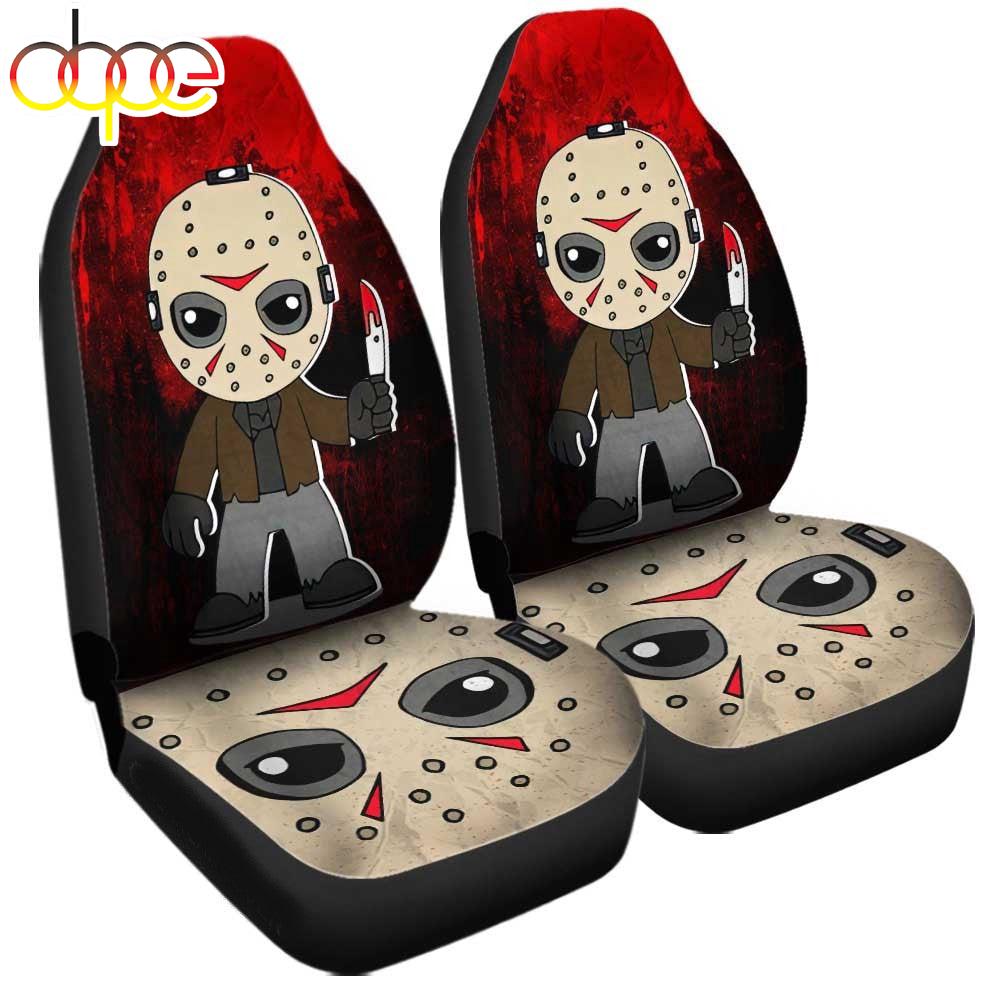 Jason Voorhees Chibi Cute Car Seat Covers Decor