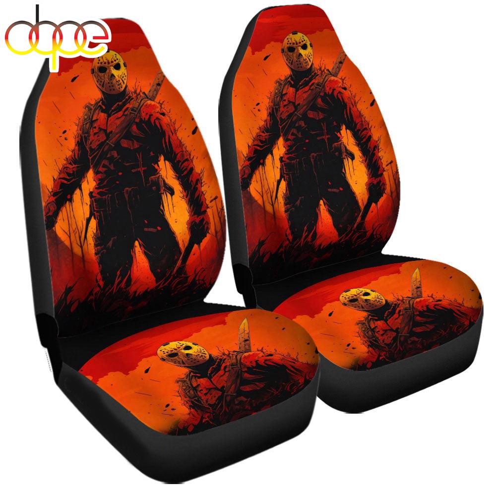 Jason Voorhees Horror Art Car Seat Covers Decor