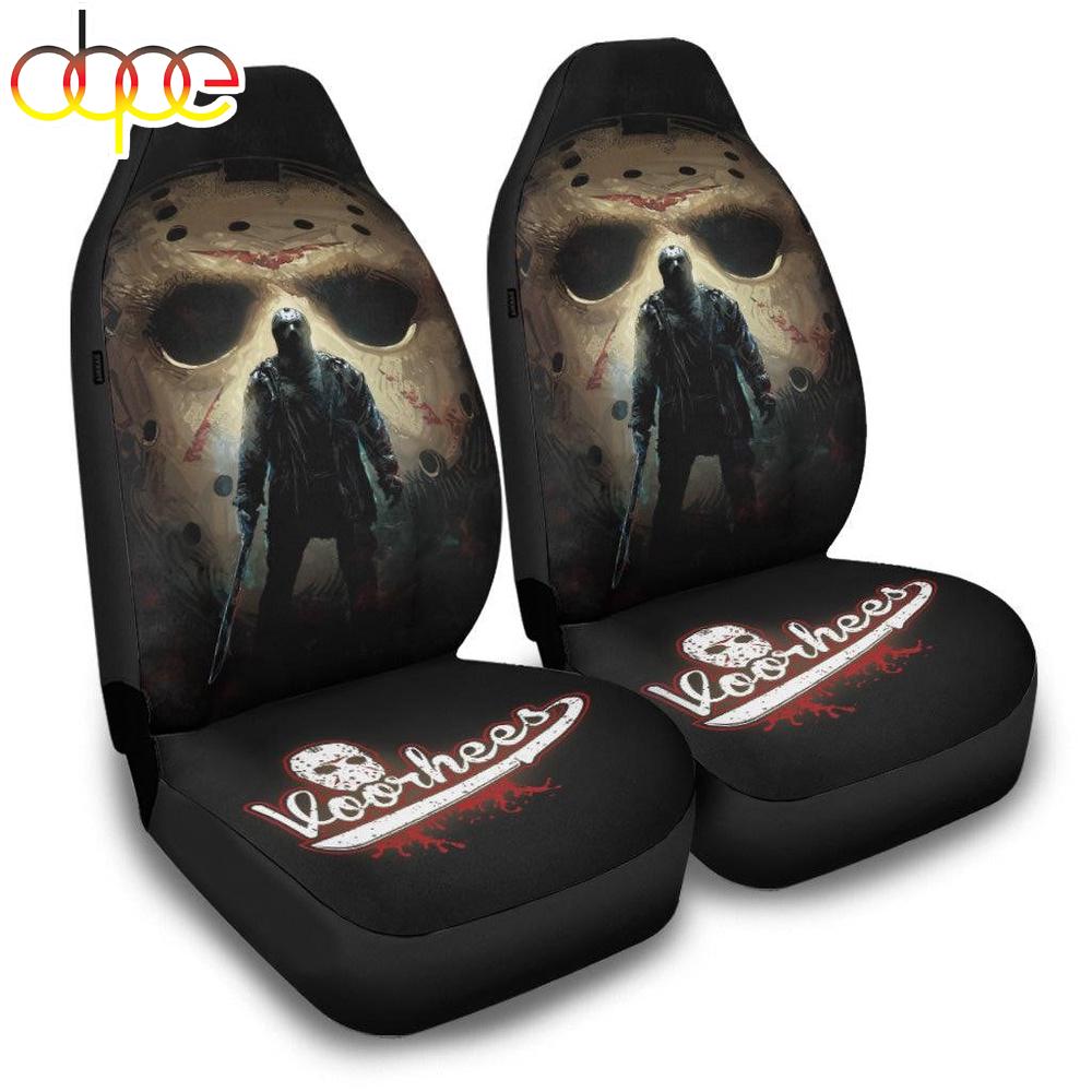 Jason Voorhees Mask Character Car Seat Covers Decor