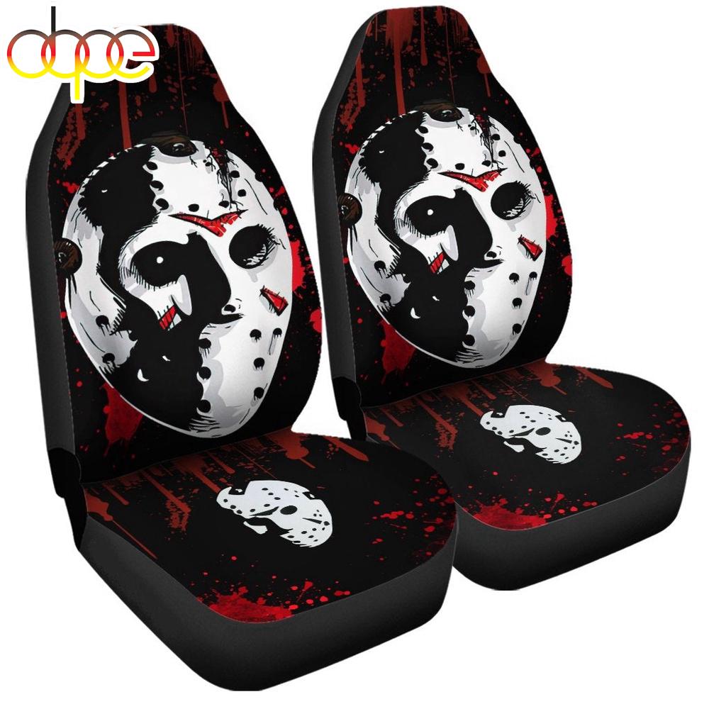 Jason Voorhees Mask Graphic Car Seat Covers Decor