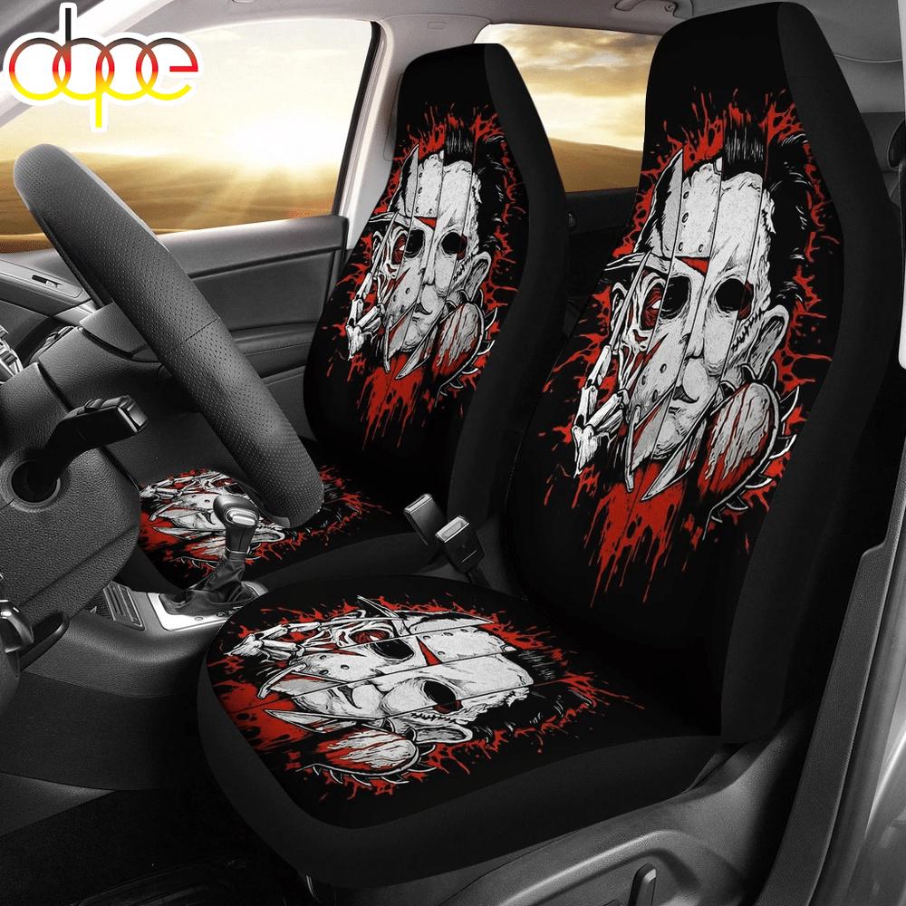 Jason Voorhees Michael Myers Jason Voorhees Freddy Krueger Leatherface Car Seat Covers Decor